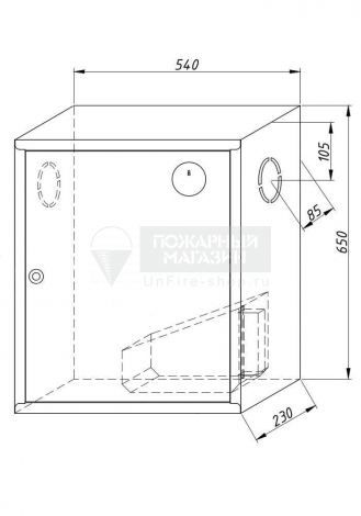 Шкаф пожарный шпк 310 размеры